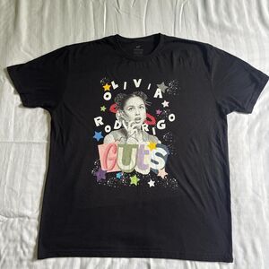 Olivia Rodrigo “Guts” Men's size 2XL black cotton t-shirt BY STICKERMULE